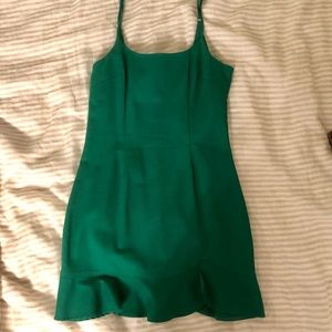 Green by the way Mini Dress